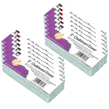 Standard Chalkboard Eraser, Pack of 12 - Loomini