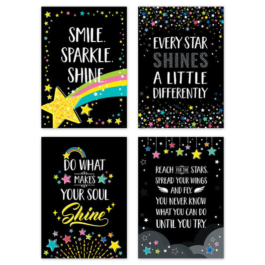 Star Bright Inspire U 4-Poster Pack - Loomini