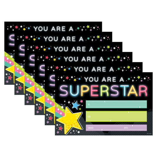 Star Bright Superstar Awards, 30 Per Pack, 6 Packs - Loomini