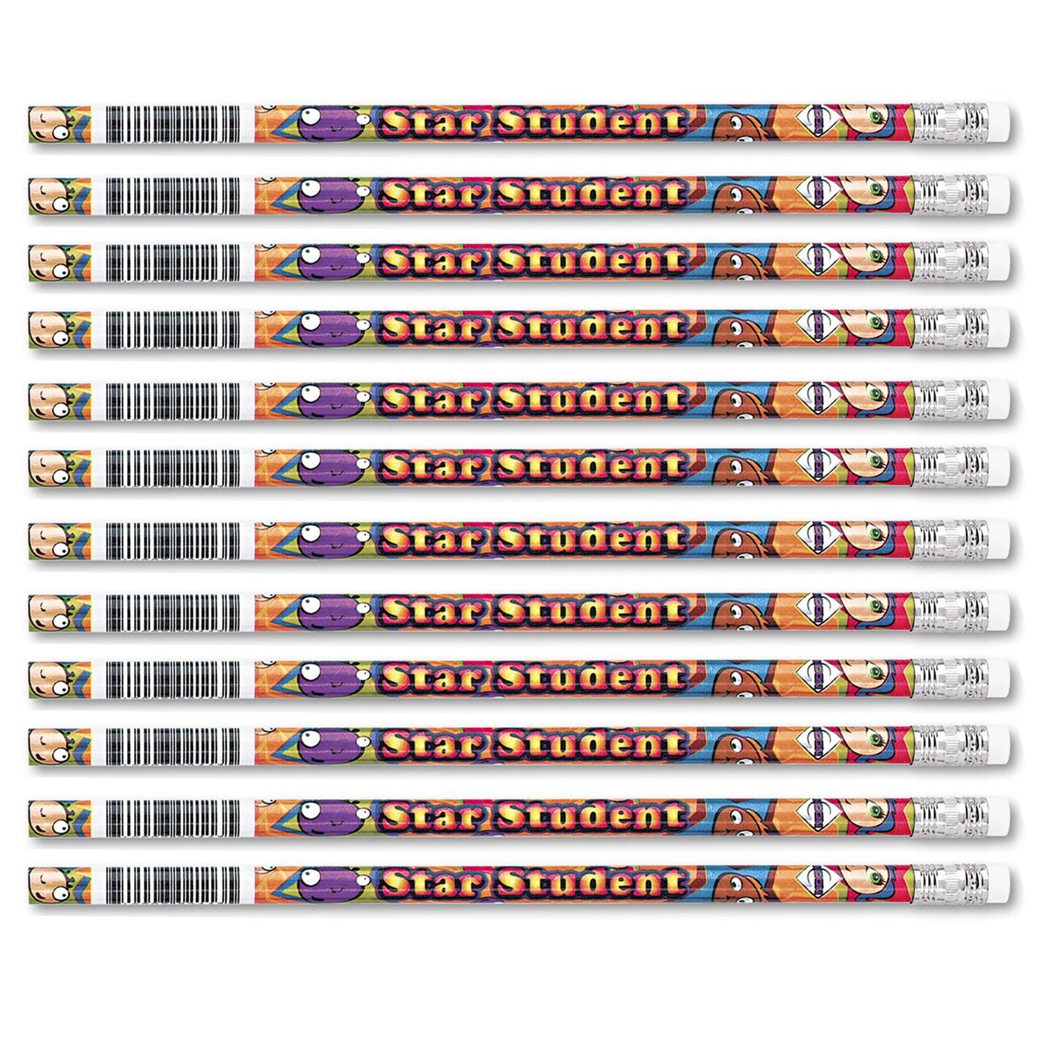 Star Student Pencils, 12 Per Pack, 12 Packs - Loomini