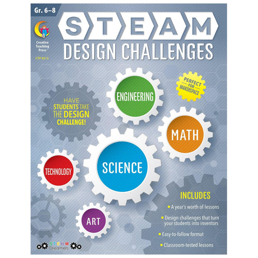 STEAM Design Challenges Resource Book, Grades 6-8 - Loomini