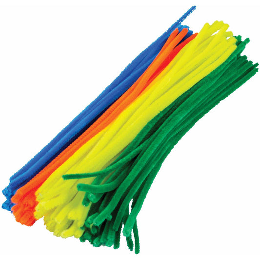 STEM Basics: Pipe Cleaners, 100 Per Pack, 12 Packs - Loomini