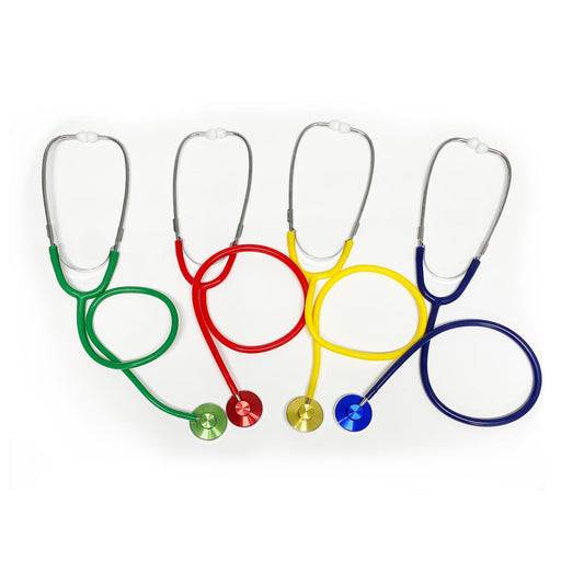 Stethoscopes, Assorted Colors, Pack of 4 - Loomini