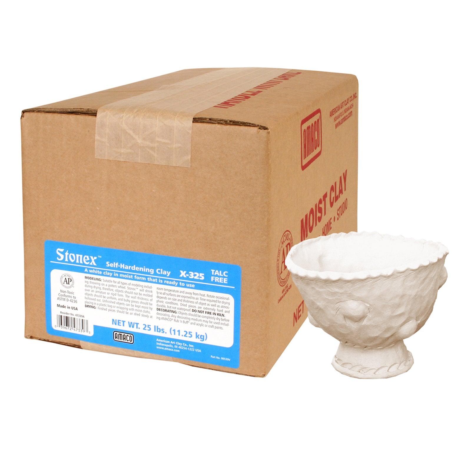 Stonex Self-Hardening Clay, 25 lbs. - Loomini