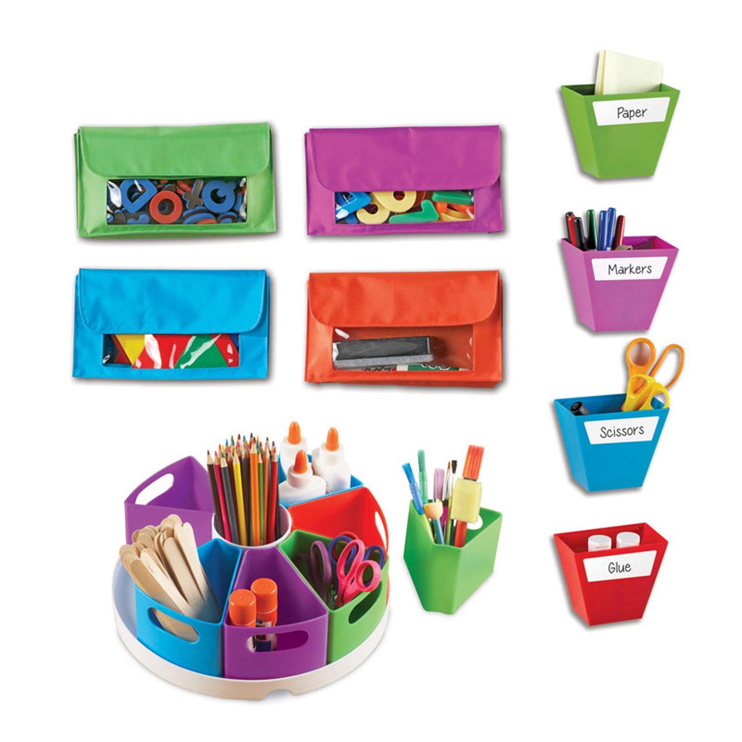 Storage Bundle, Home School Set, Classroom Accessories, Ages 3+ - Loomini