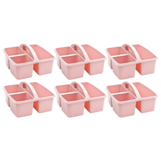 Storage Caddy, Light Pink, Pack of 6 - Loomini