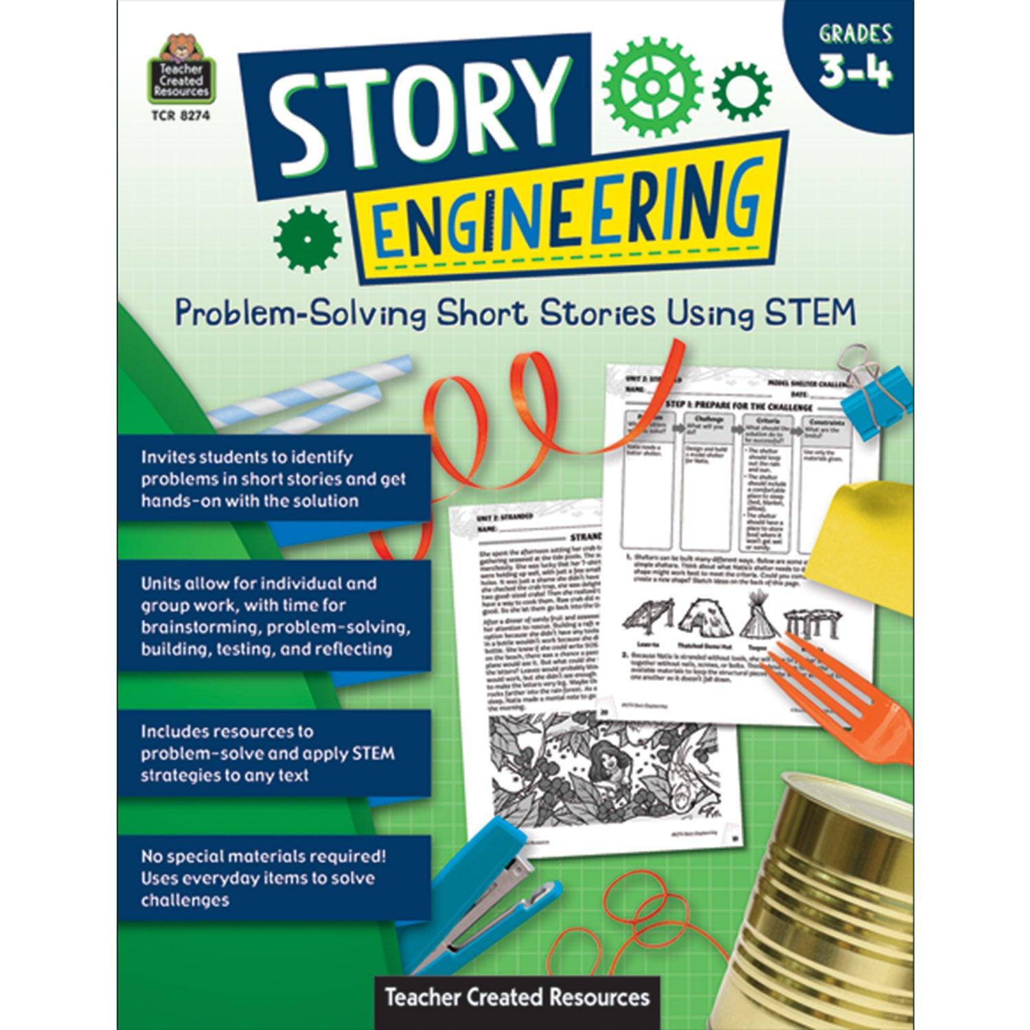 Story Engineering: Problem-Solving Short Stories Using STEM, Grade 3-4 - Loomini