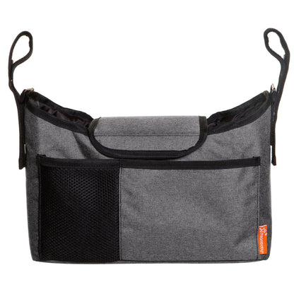 Strollerbuddy® On-the-Go-Bag Stroller Organizer, Grey Denim - Loomini