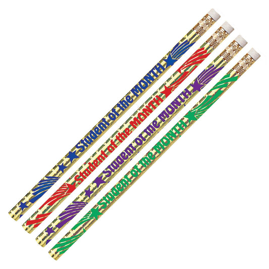 Student of the Month Motivational Pencil, Pack of 144 - Loomini