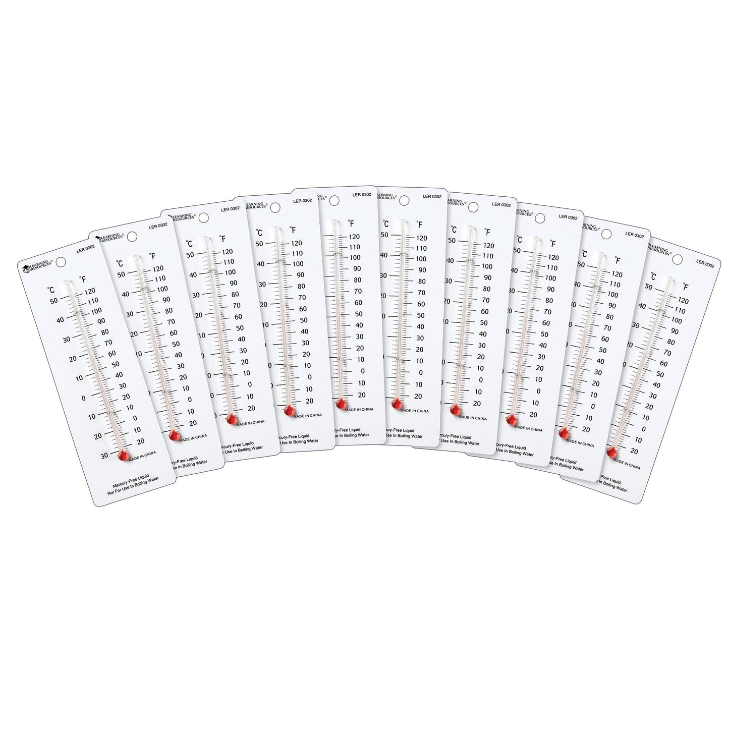Student Thermometer, Pack of 10 - Loomini