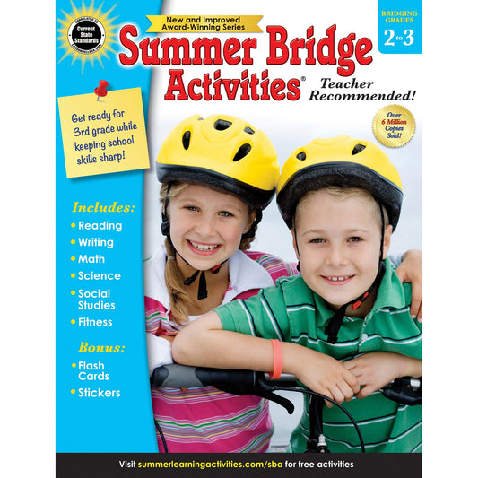 Summer Bridge Activities® Workbook, Grade 2-3, Paperback - Loomini