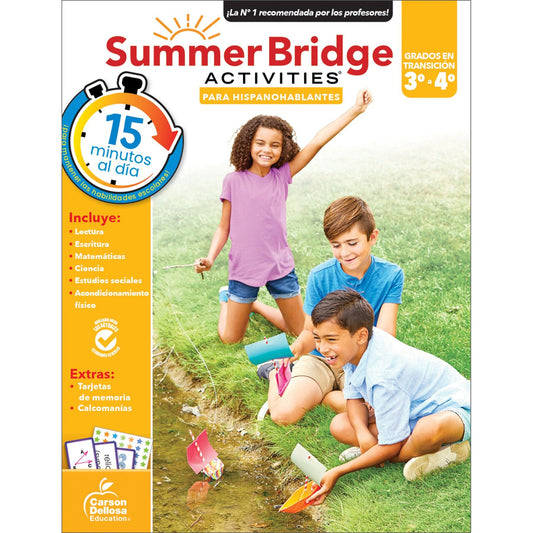 Summer Bridge Activities Spanish, Grade 3-4 - Loomini