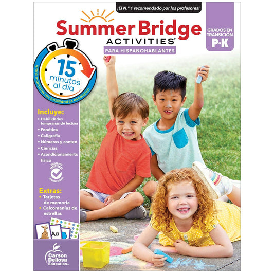Summer Bridge Activities Spanish, Grade PreK-K - Loomini