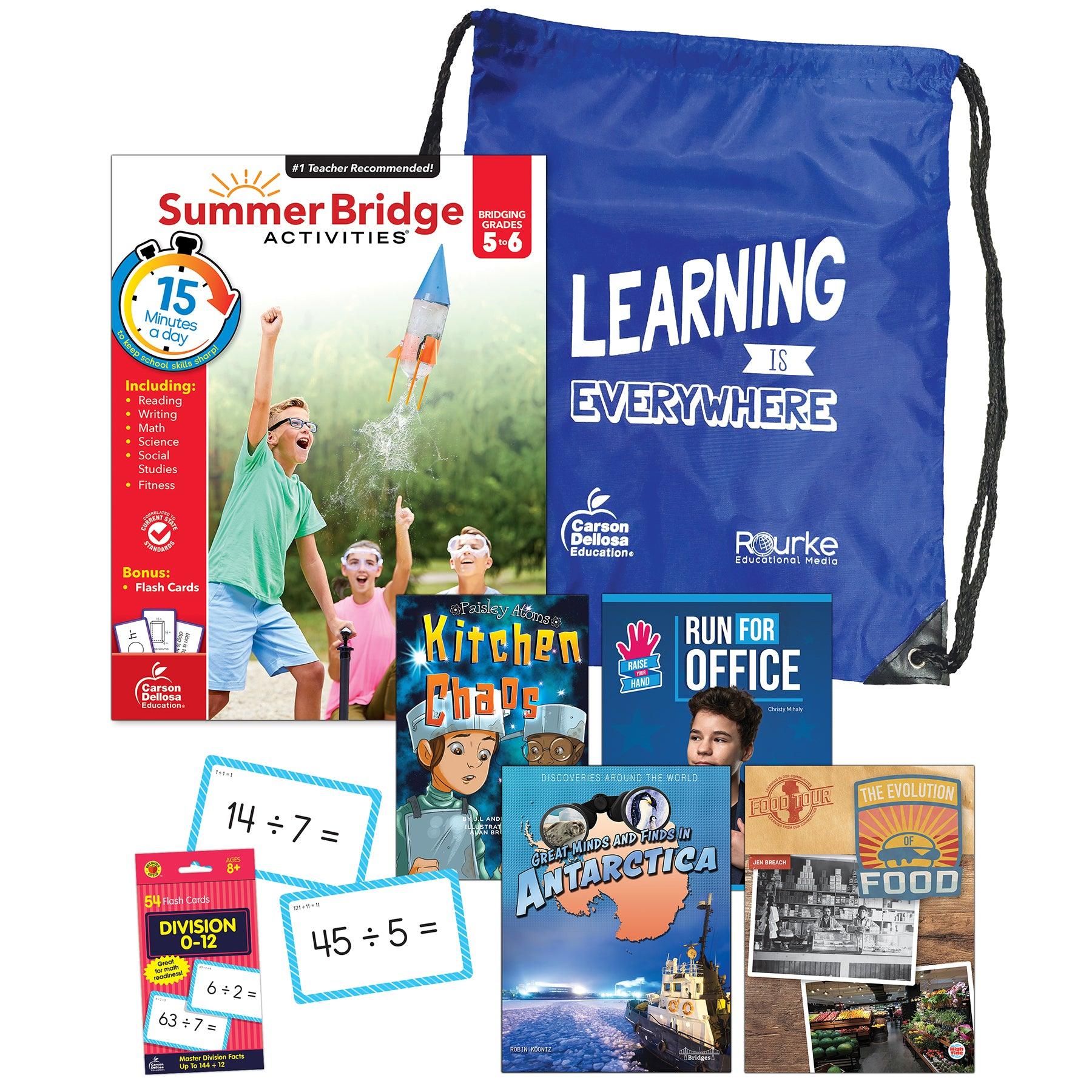 Summer Bridge Essentials Backpack, Grade 5-6 - Loomini