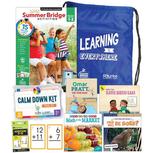 Summer Bridge Essentials Backpack, Grades 1-2 - Loomini