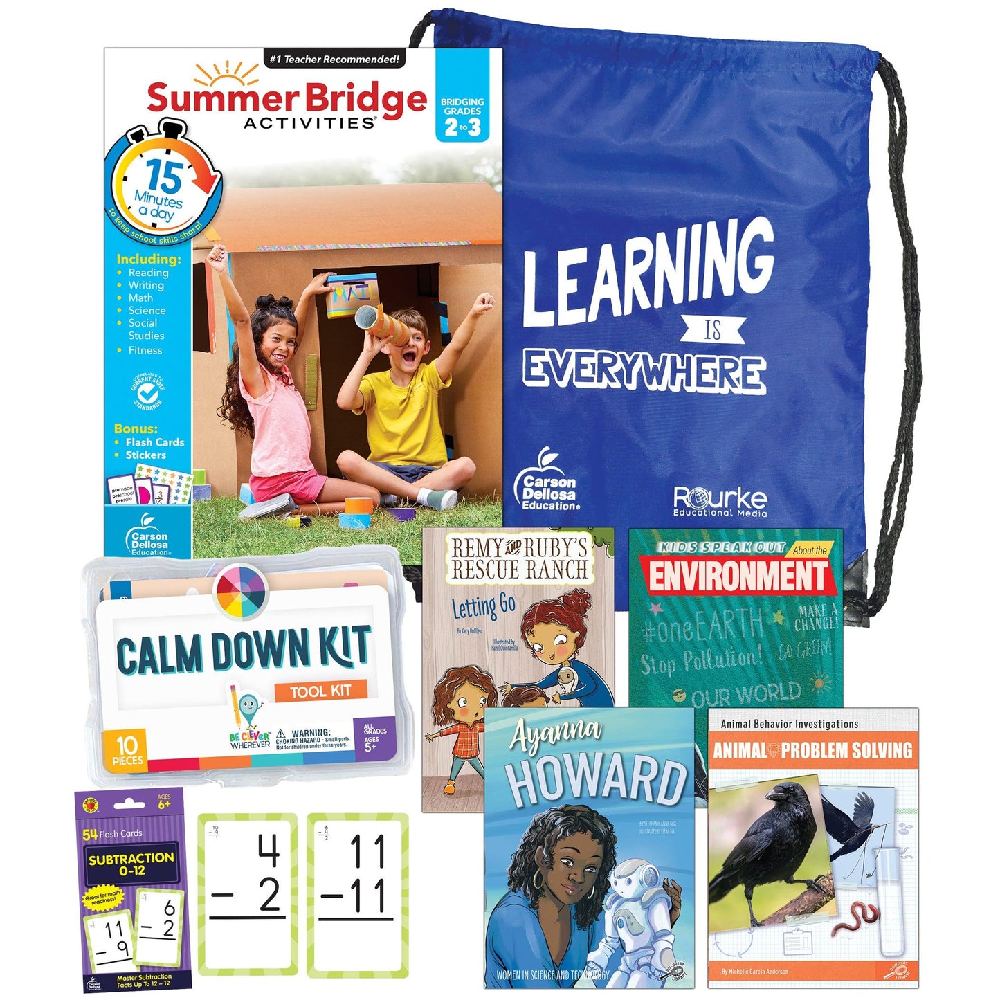 Summer Bridge Essentials Backpack, Grades 2-3 - Loomini