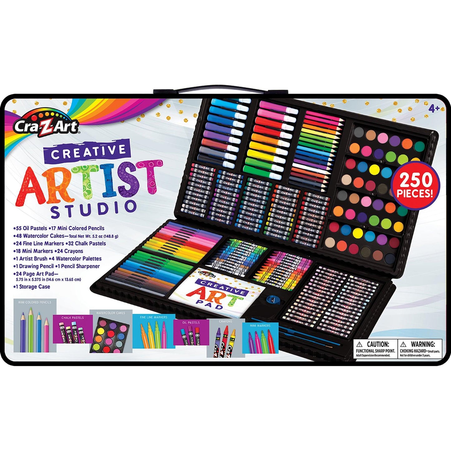 Super Art Set, 250 Pieces - Loomini