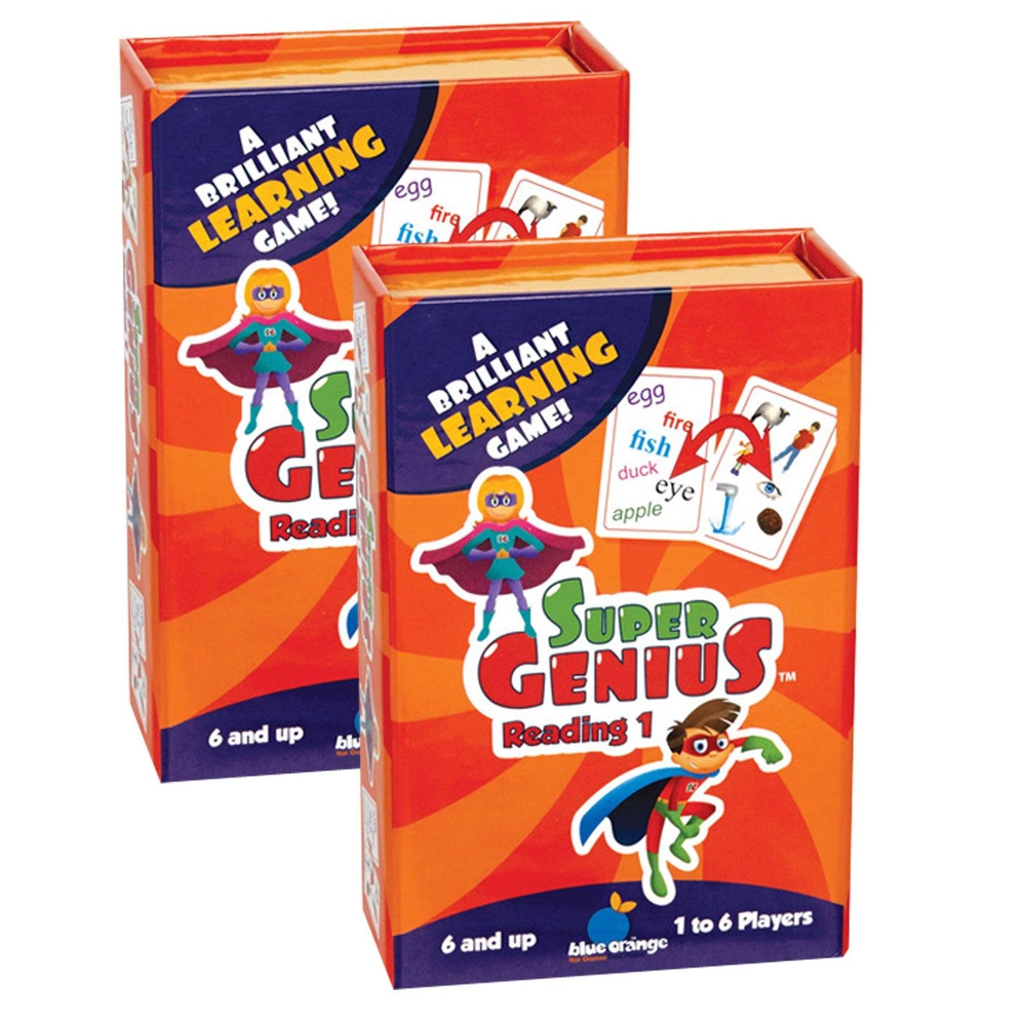 Super Genius™ Reading 1 Game, Pack of 2 - Loomini