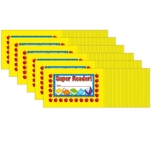 Super Reader! Punch Cards, 36 Per Pack, 6 Packs - Loomini