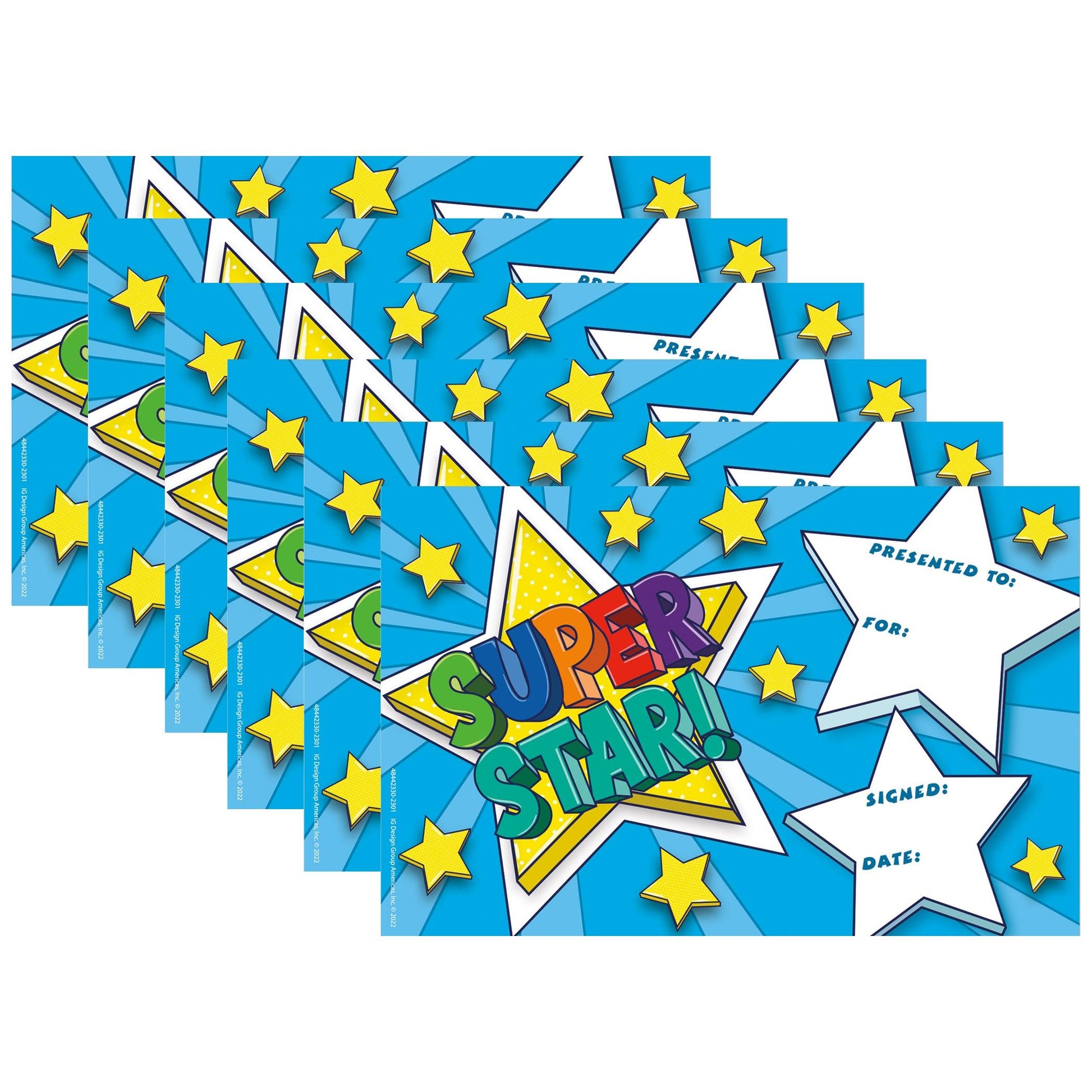Super Star Recognition Award, 36 Per Pack, 6 Packs - Loomini