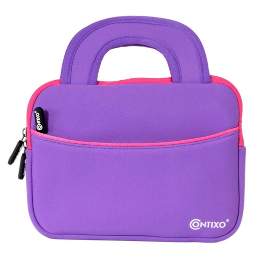 TB02 Protective Carrying Bag Sleeve Case for 10" Tablets, Purple - Loomini