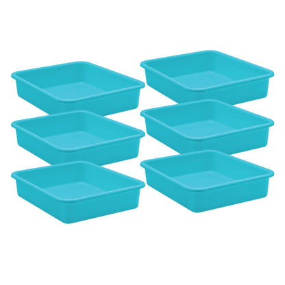 Teal Large Plastic Letter Tray, Pack of 6 - Loomini