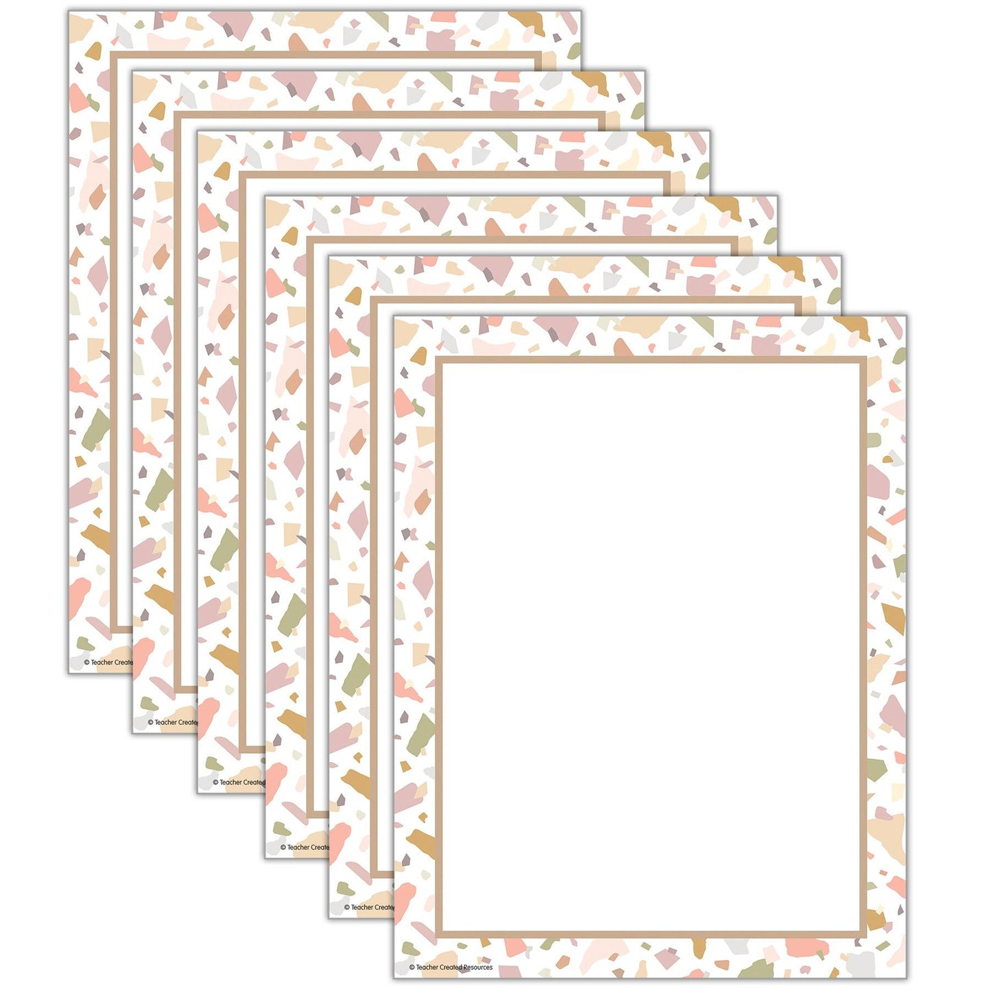 Terrazzo Tones Computer Paper, 50 Sheets Per Pack, 6 Packs - Loomini