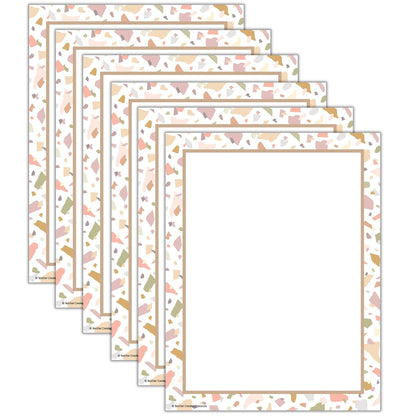 Terrazzo Tones Computer Paper, 50 Sheets Per Pack, 6 Packs - Loomini