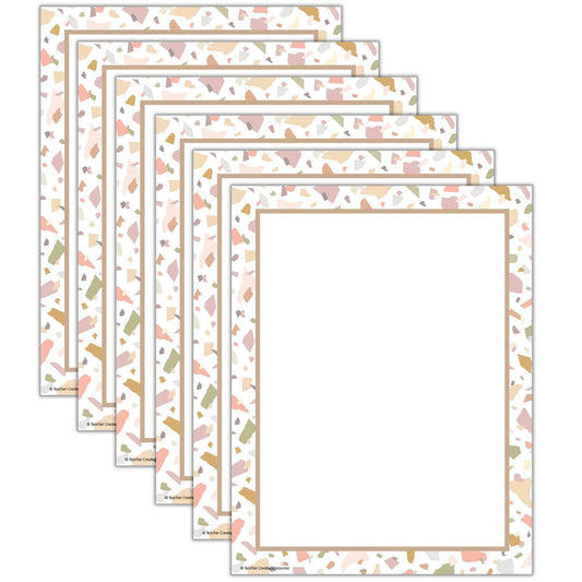 Terrazzo Tones Computer Paper, 50 Sheets Per Pack, 6 Packs - Loomini