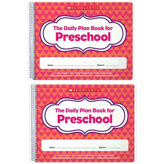 The Daily Plan Book for Preschool, Pack of 2 - Loomini