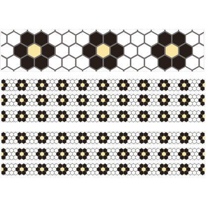 The Hive Floral Mosaic Deco Trim®, 37 Feet Per Pack, 6 Packs - Loomini