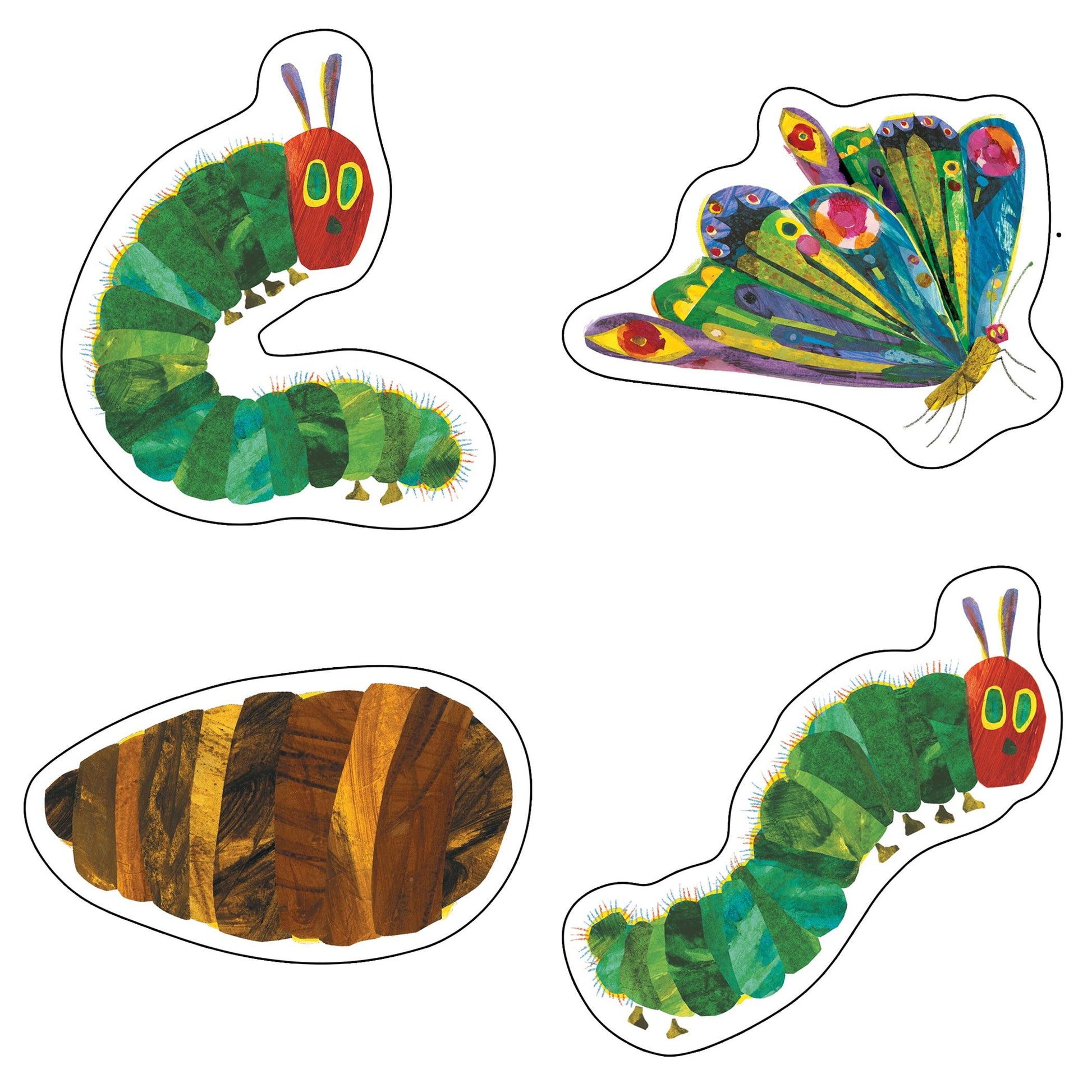 The Very Hungry Caterpillar™ Cut-Outs Grade PK-8, 48 Per Pack, 3 Packs - Loomini