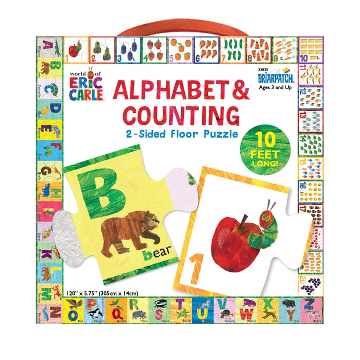 The World of Eric Carle™ Alphabet & Counting 2-Sided Floor Puzzle - Loomini