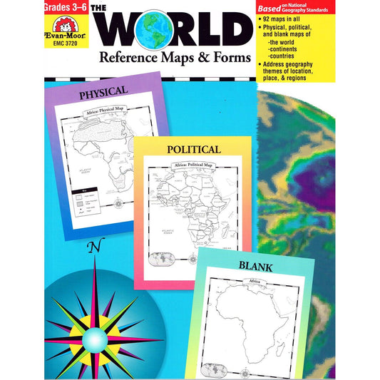 The World: Reference Maps & Forms Book - Loomini
