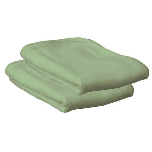 ThermaSoft Crib Blanket, Mint, Pack of 2 - Loomini