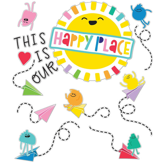 This Is Our Happy Place Bulletin Board Set - Loomini