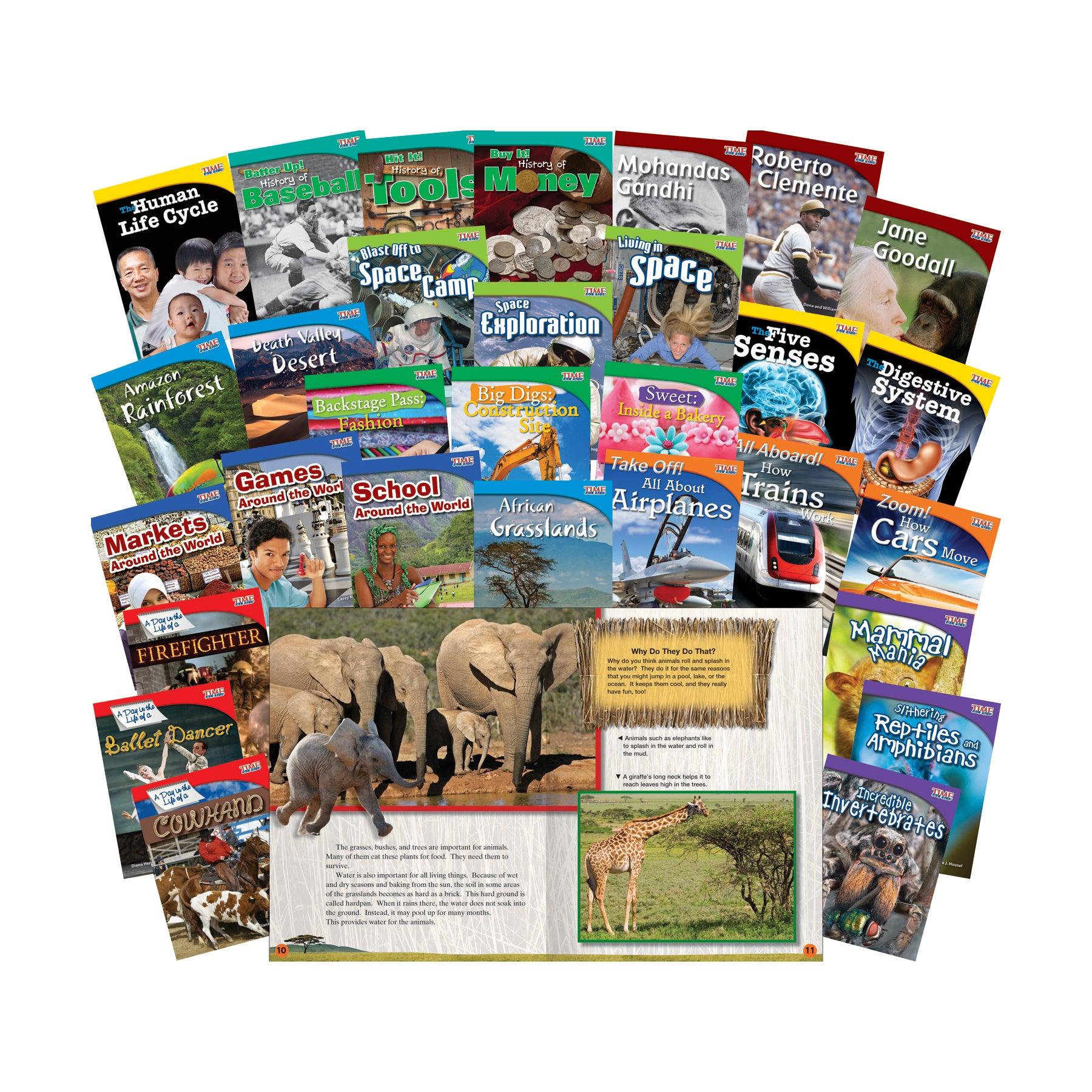 TIME FOR KIDS® Informational Text Grade 3 Readers, 30-Book Set - Loomini