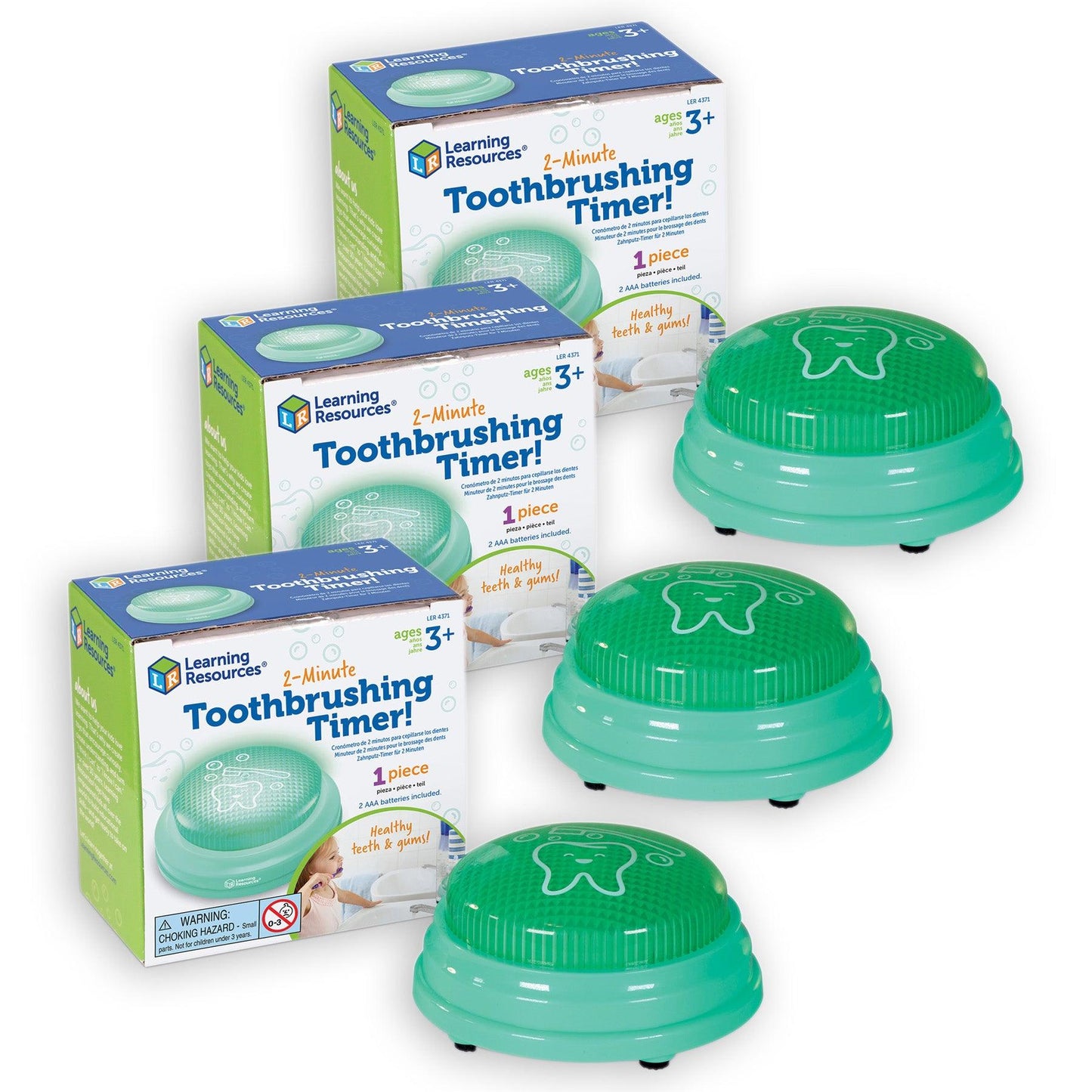 Toothbrush Timer, Pack of 3 - Loomini