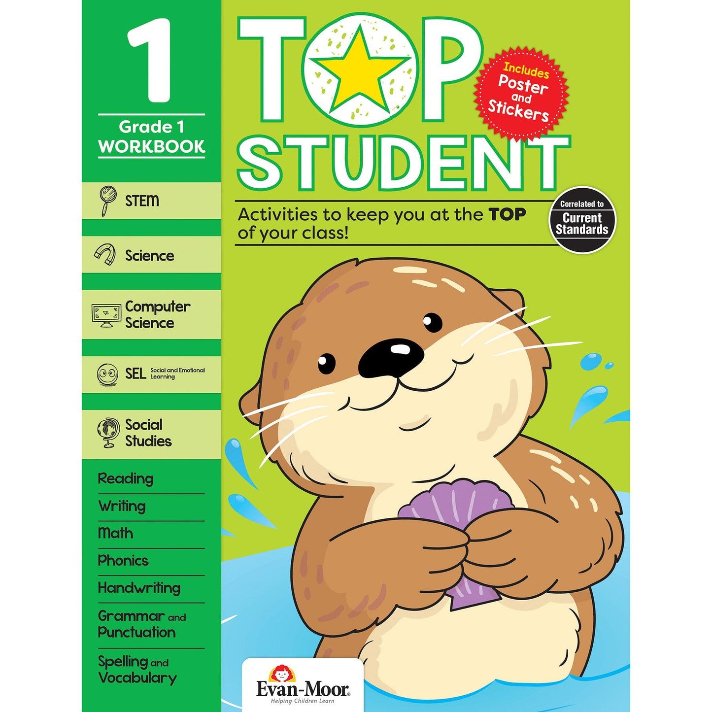 Top Student Activity Book, Grade 1 - Loomini