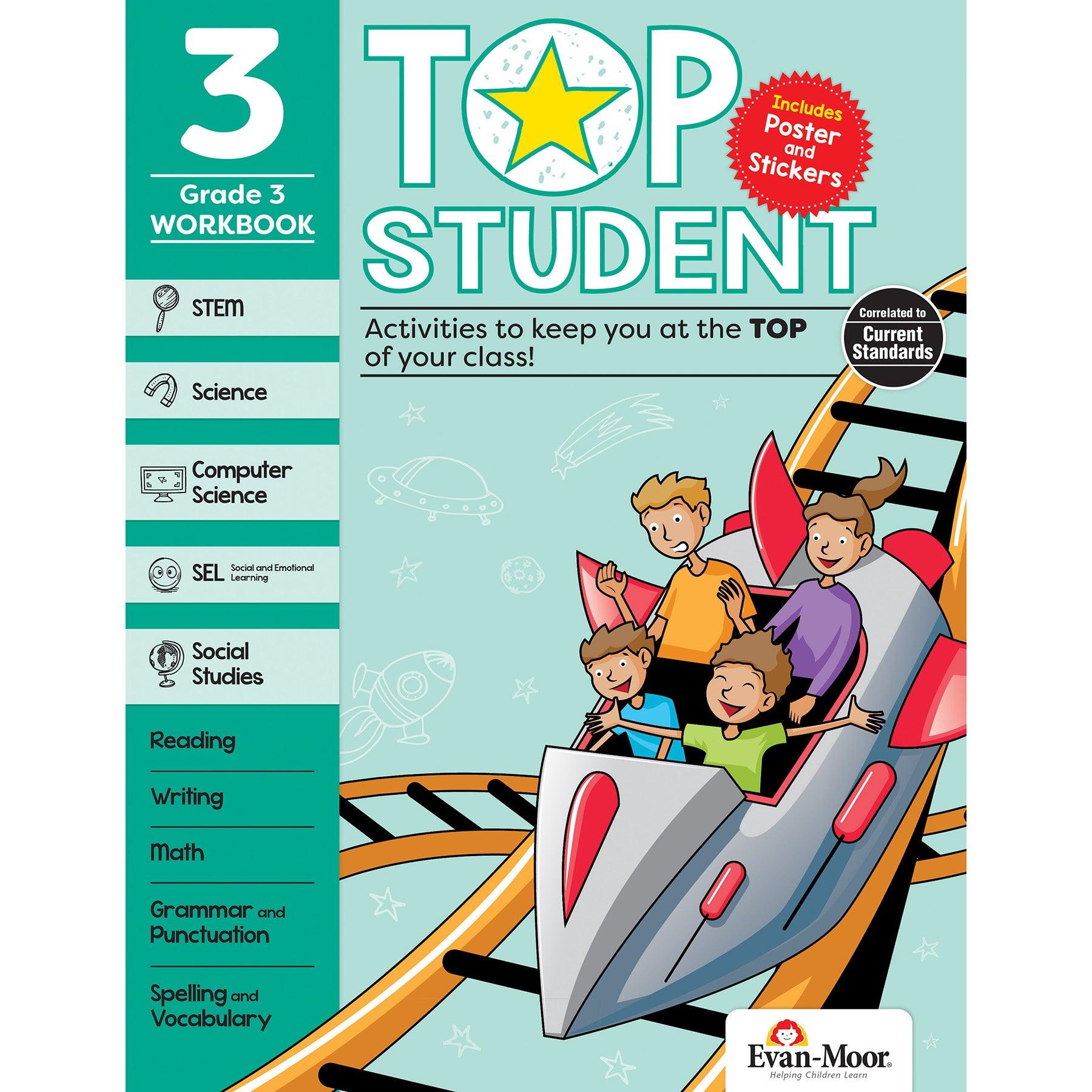 Top Student Activity Book, Grade 3 - Loomini