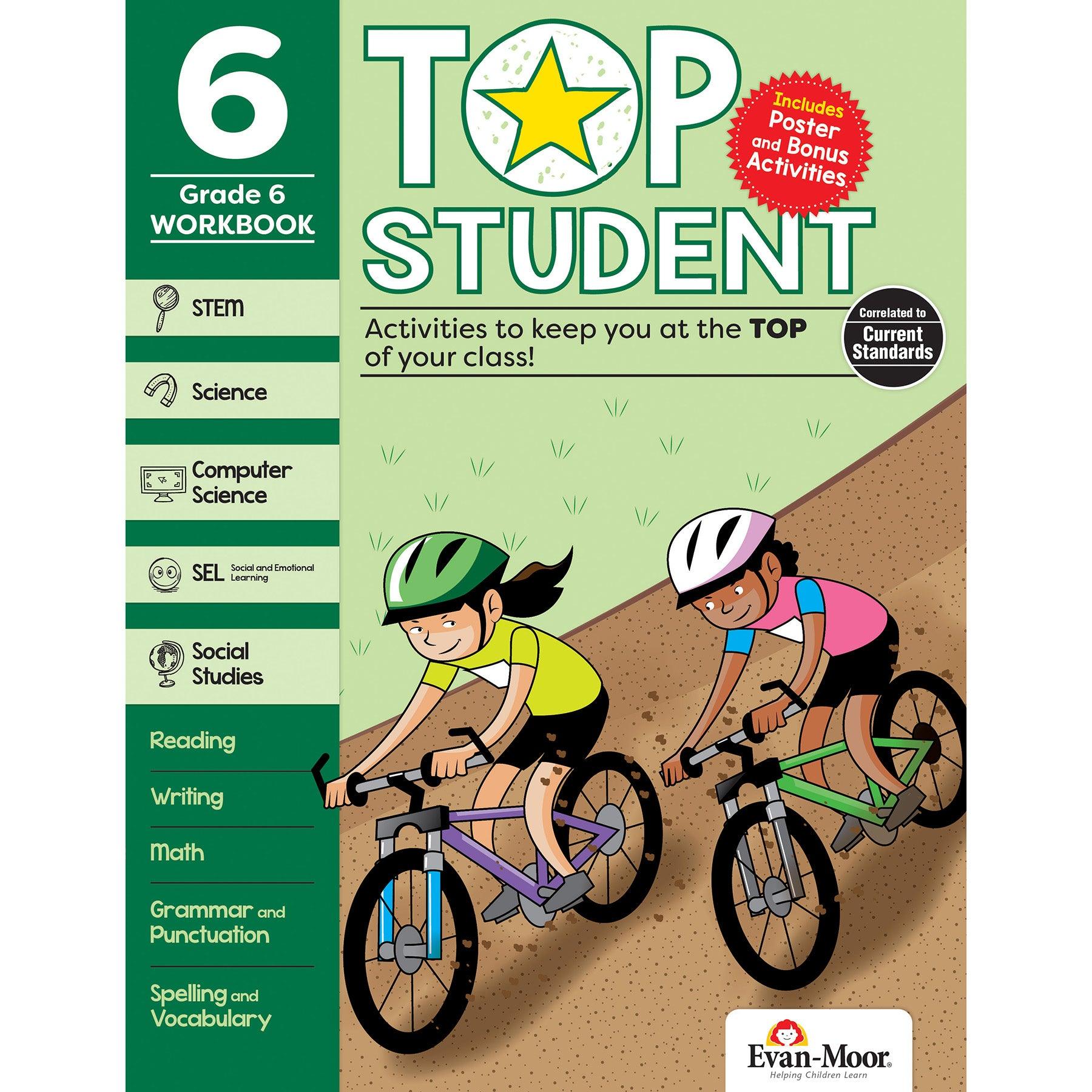 Top Student Activity Book, Grade 6 - Loomini