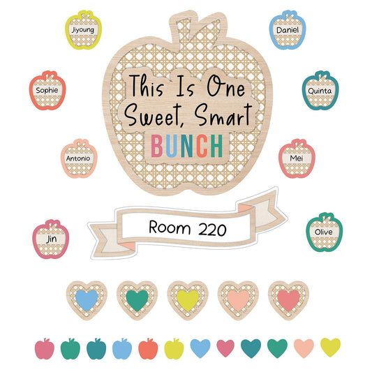 True to You This Is One Sweet, Smart Bunch Bulletin Board Set - Loomini