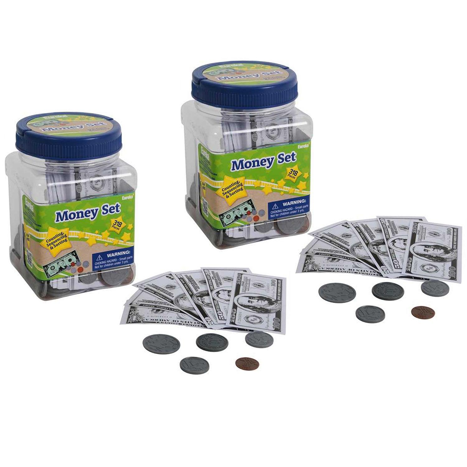 Tub of Money, 234 Per Pack, 2 Sets - Loomini