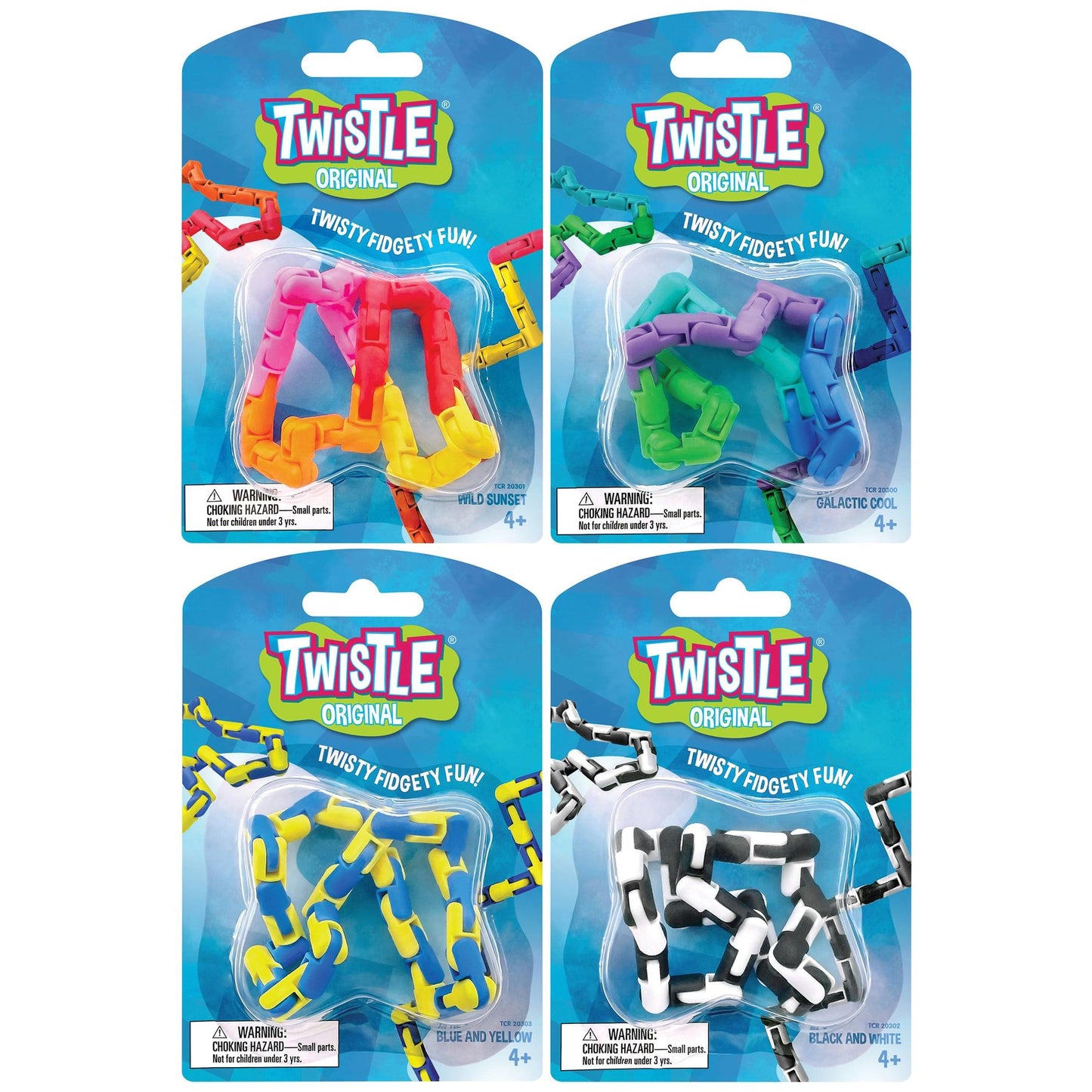 Twistle Original, Assorted, Set of 4 - Loomini