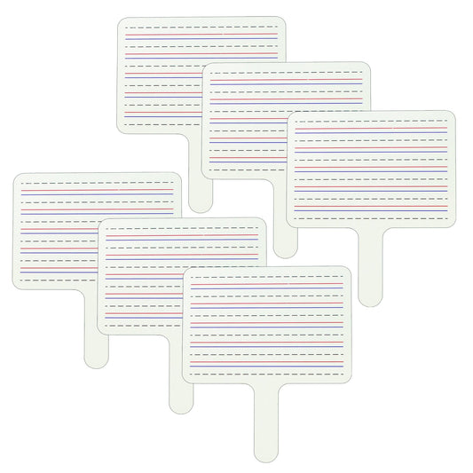 Two-Sided Dry Erase Answer Paddle, Pack of 6 - Loomini