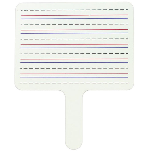 Two-Sided Dry Erase Answer Paddles, Set of 12 - Loomini