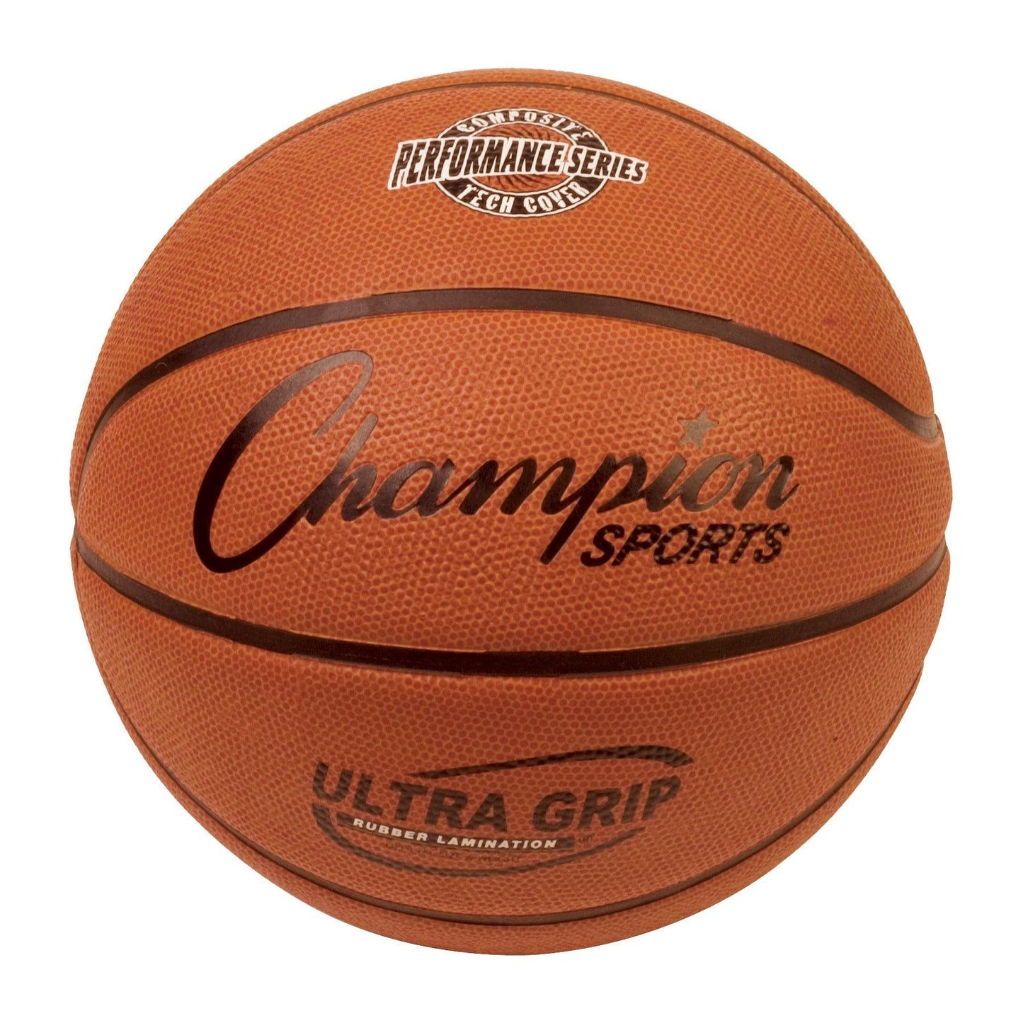 Ultra Grip Rubber Basketball with Bladder, Official Size 7 - Loomini