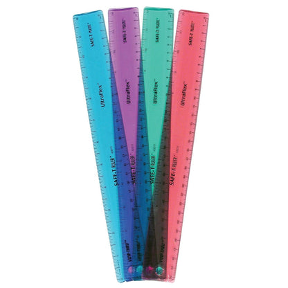 UltraFlex® SAFE-T® Ruler, Pack of 12 - Loomini