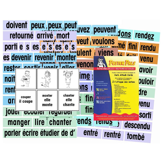 Verb Attack Card Set, French - Loomini