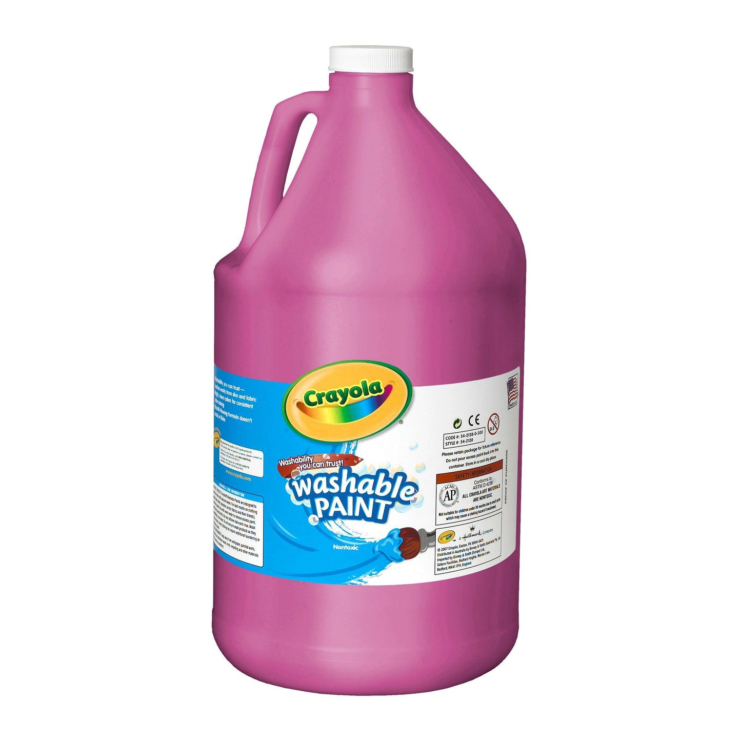 Washable Paint, Magenta, Gallon - Loomini